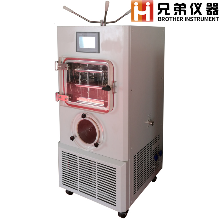 0.2平方硅油加热压盖冷冻干燥机